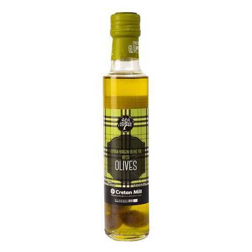 Масло оливковое Cretan Mill Extra Virgin нерафинированное с оливками, 250мл, Греция в МЕТРОНОМ