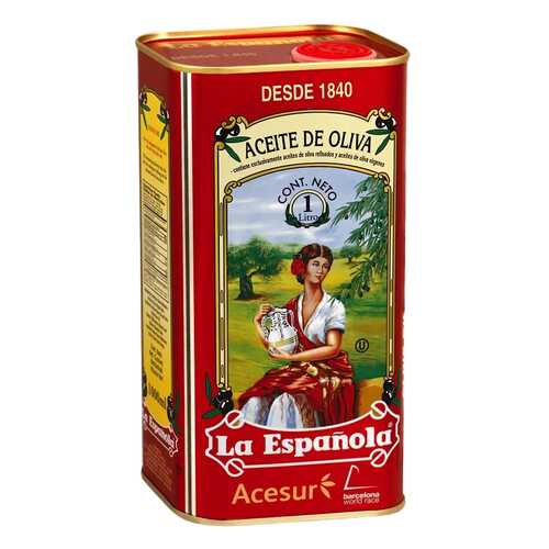 Масло оливковое La Espanola ж/б 1 л в МЕТРОНОМ