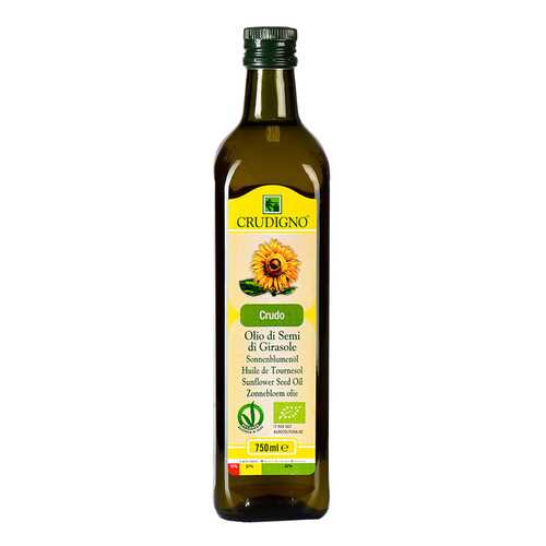 Масло подсолнечное Crudigno organic oils био 0.75 л в МЕТРОНОМ