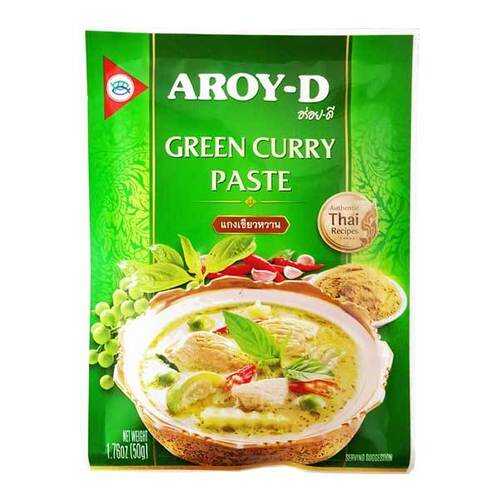 Паста Aroy-D карри зеленая 50 г в МЕТРОНОМ