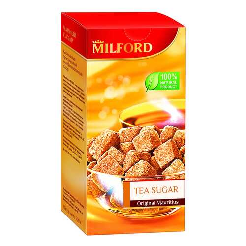 Сахар Milford чайный коричневый тростниковый 500 г в МЕТРОНОМ