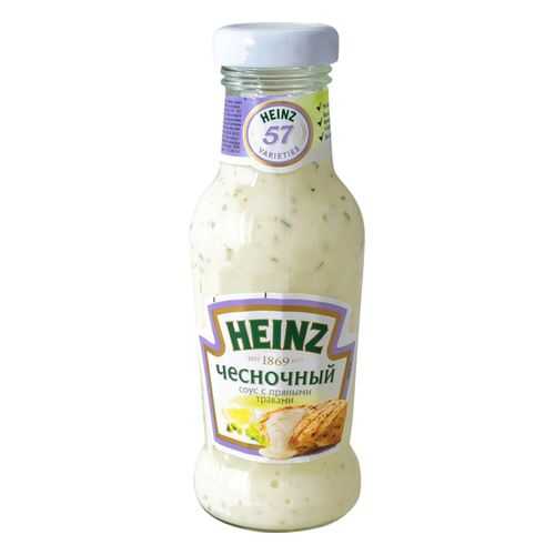 Соус чесночный Heinz с пряными травами 250 мл в МЕТРОНОМ