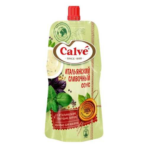 Соус для макарон Calve итальянский сливочный 230 г в МЕТРОНОМ