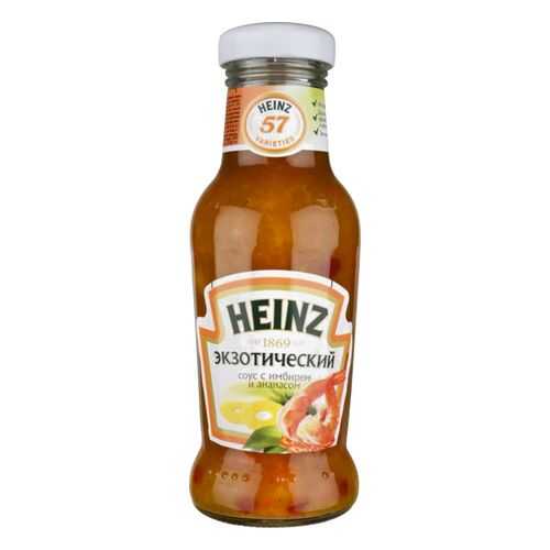 Соус экзотический Heinz с имбирем и ананасом 250 мл в МЕТРОНОМ