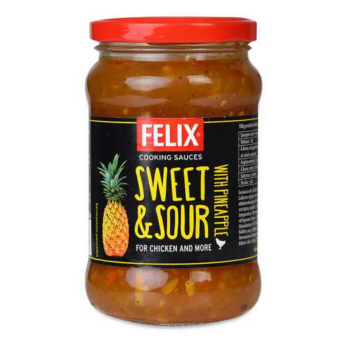 Соус Felix кисло-сладкий с ананасом SIA “Orkla Foods Latvia” 400г Латвия в МЕТРОНОМ
