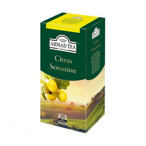 Чай Ahmad Citrus Sensation черный с лаймом 25 пакетиков в МЕТРОНОМ