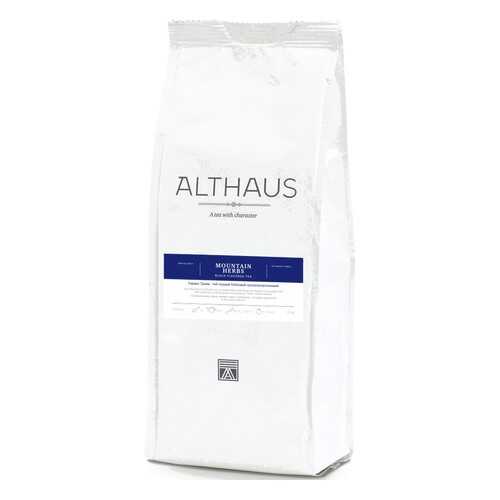 Чай Althaus Mountain Herbs, черный листовой с добавками, 250 гр в МЕТРОНОМ