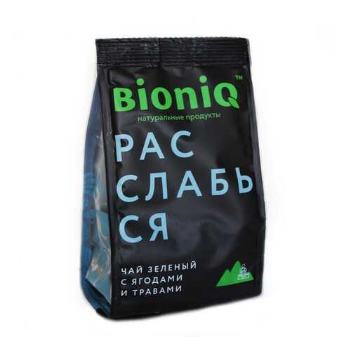 Чай BioniQ Расслабься, зелёный с добавками, 50 гр в МЕТРОНОМ