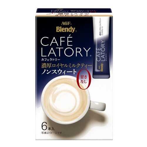 Чай черный AGF Cafe Latory Бленди крепкий с молоком без сахара 6 шт в МЕТРОНОМ