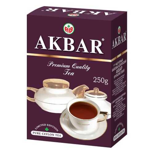 Чай черный Akbar 250 г в МЕТРОНОМ