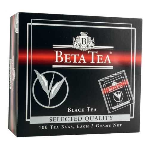 Чай черный Beta Tea selected quality 100 пакетиков в МЕТРОНОМ