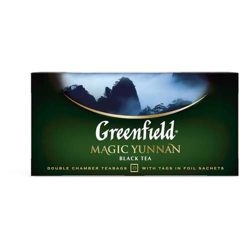 Чай черный Greenfield Magic Yunnan 25 пакетиков в МЕТРОНОМ
