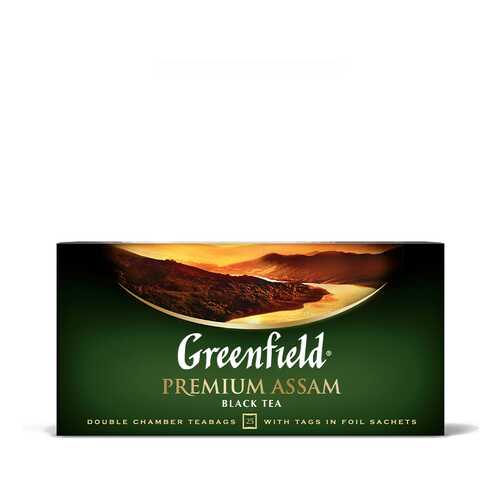 Чай черный Greenfield Premium Assam 25 пакетиков в МЕТРОНОМ