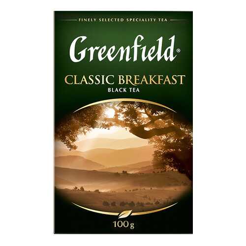 Чай черный листовой Greenfield Classic Breakfast 100 г в МЕТРОНОМ