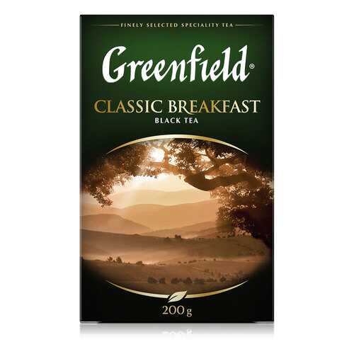 Чай черный листовой Greenfield Classic Breakfast 200 г в МЕТРОНОМ