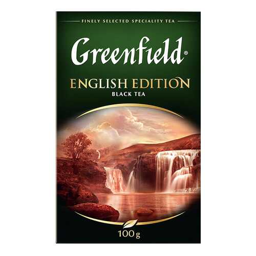 Чай черный листовой Greenfield English Edition 100 г в МЕТРОНОМ