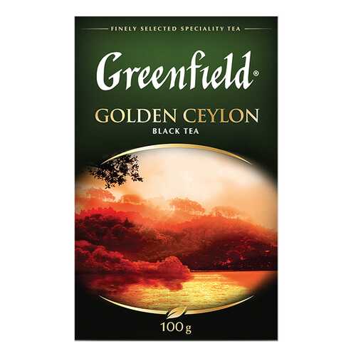Чай черный листовой Greenfield Golden Ceylon 100 г в МЕТРОНОМ