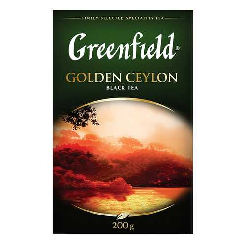 Чай черный листовой Greenfield Golden Ceylon 200 г в МЕТРОНОМ