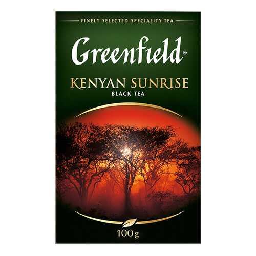 Чай черный листовой Greenfield Kenyan Sunrise 100 г в МЕТРОНОМ