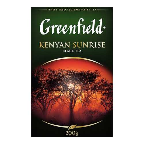 Чай черный листовой Greenfield Kenyan Sunrise 200 г в МЕТРОНОМ