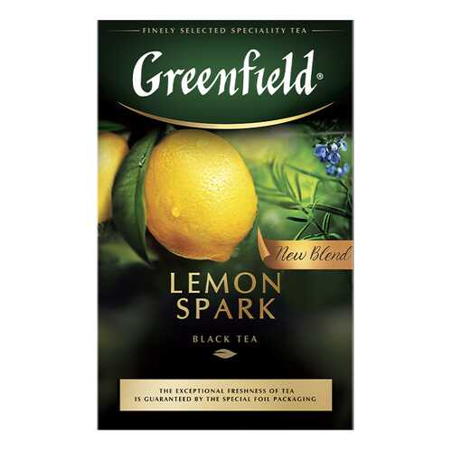 Чай черный листовой Greenfield Lemon Spark 100 г в МЕТРОНОМ