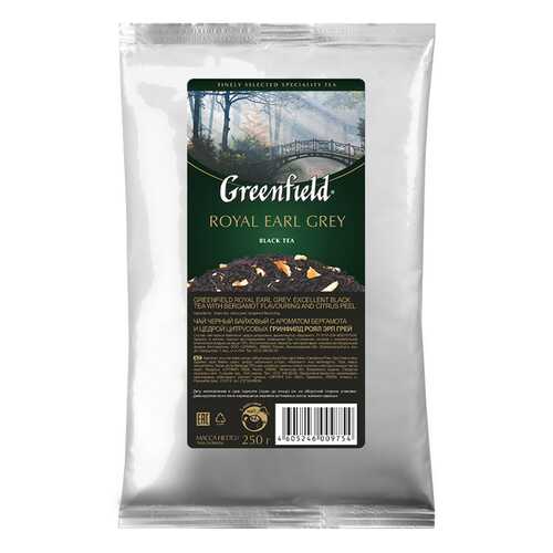 Чай черный листовой Greenfield Royal Earl Grey 250 г в МЕТРОНОМ
