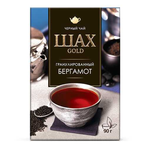 Чай черный листовой Шах Gold Бергамот 90 г в МЕТРОНОМ