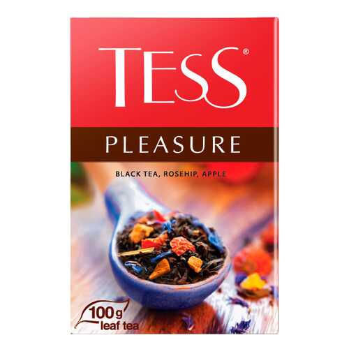 Чай черный листовой Tess Pleasure 100 г в МЕТРОНОМ