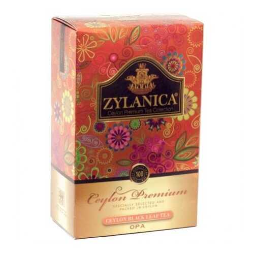 Чай черный листовой Zylanica ceylon premium collection OPА 100 г в МЕТРОНОМ