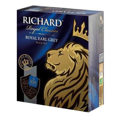 Чай черный Richard royal earl grey 100 пакетиков в МЕТРОНОМ