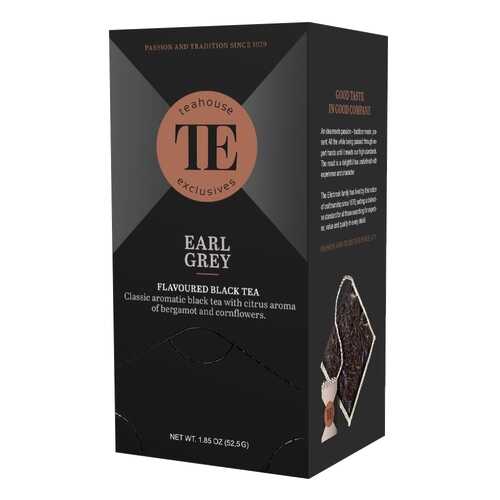 Чай черный Teahouse Exclusives Эрл Грей 15 пакетиков 40 г в МЕТРОНОМ
