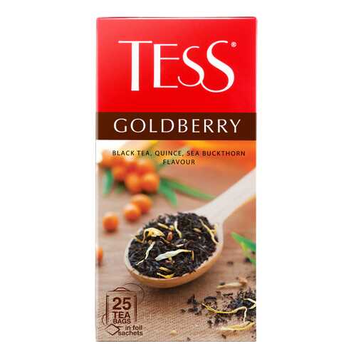 Чай черный Tess Goldberry 25 пакетиков в МЕТРОНОМ