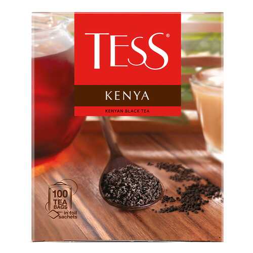 Чай черный Tess Kenya 100 пакетиков в МЕТРОНОМ