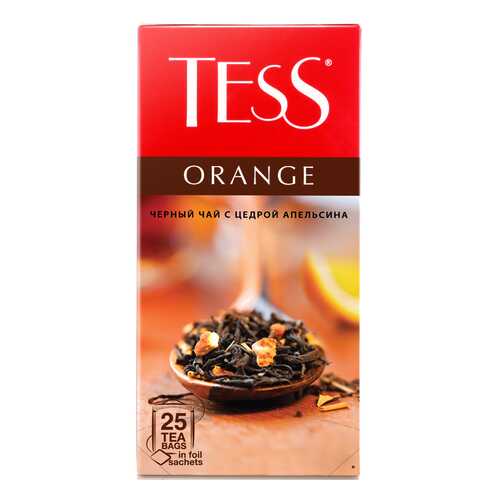 Чай черный Tess Orange 25 пак в МЕТРОНОМ