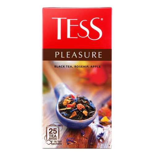 Чай черный Tess Pleasure 25 пакетиков в МЕТРОНОМ