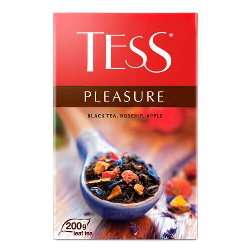 Чай черный Tess pleasure с шиповником и яблоком 200 г в МЕТРОНОМ