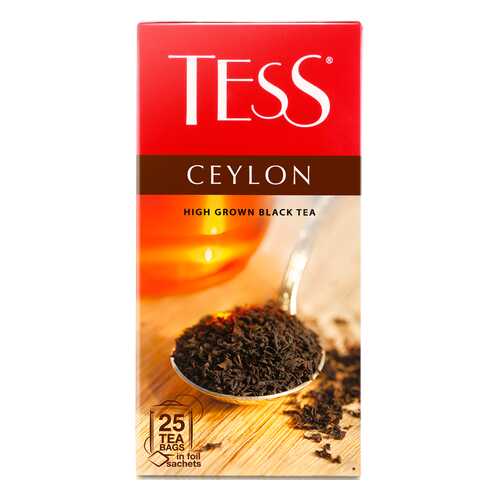 Чай черный Tess Sunrise 25 пакетиков в МЕТРОНОМ