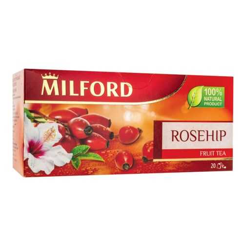Чай фруктовый Milford rosehip 20 пакетиков в МЕТРОНОМ