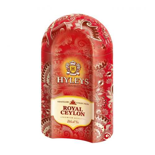 Чай Hyleys Роял Цейлон, черный листовой, ж/б, 100 гр в МЕТРОНОМ