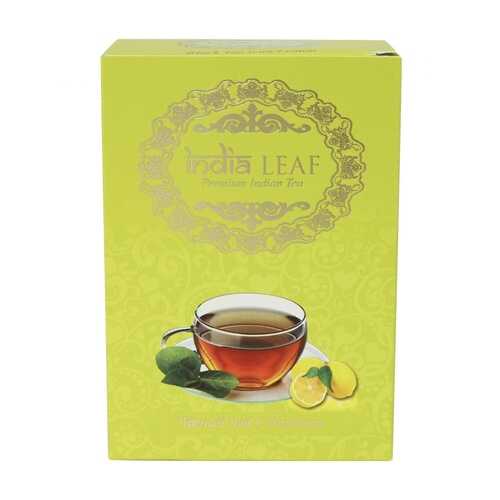 Чай India leaf Черный с лимоном, среднелистовой с добавками, 100 гр в МЕТРОНОМ