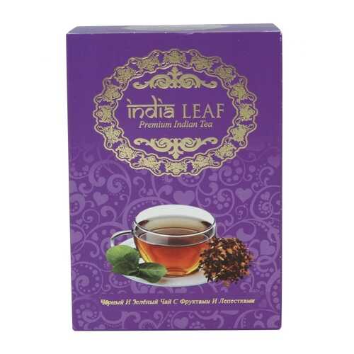 Чай India leaf Микс, микс черного и зеленого чая с добавками, 100 гр в МЕТРОНОМ