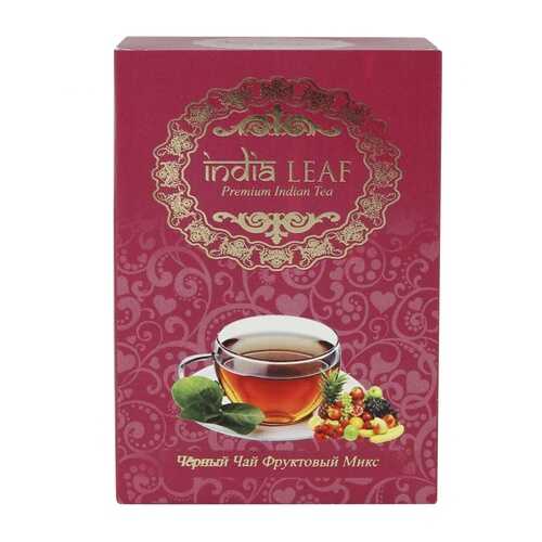 Чай India leaf С манго, черный среднелистовой с добавками, 100 гр в МЕТРОНОМ