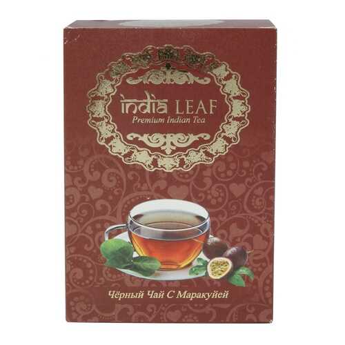 Чай India leaf С маракуйей, черный листовой с добавками100 гр в МЕТРОНОМ