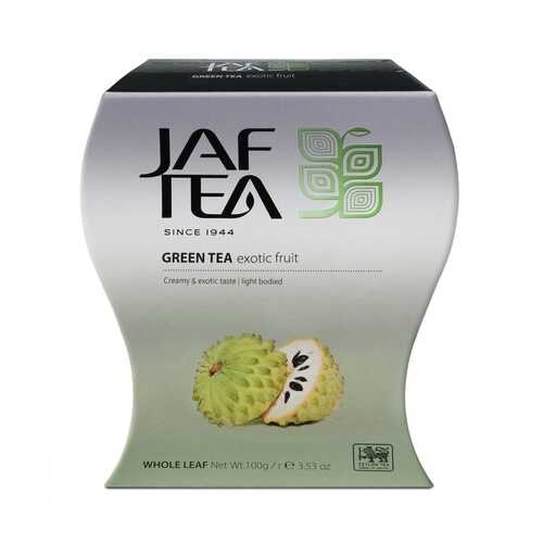 Чай Jaf Tea Green Tea Exotic Fruit зеленый с саусепом 100 г в МЕТРОНОМ
