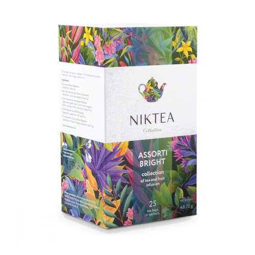 Чай Niktea Assorti Bright ассорти 25 пакетиков в МЕТРОНОМ