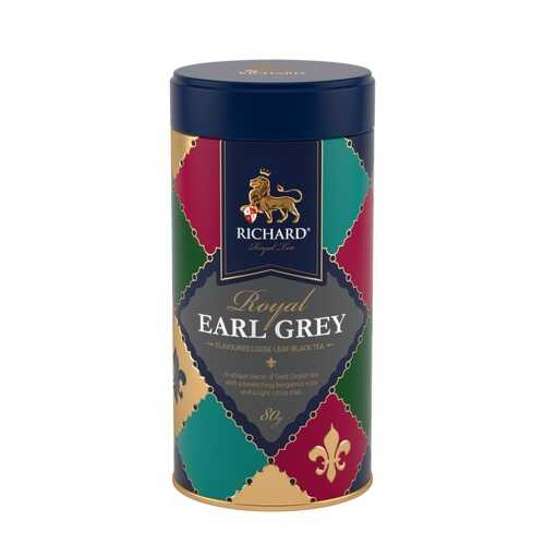 Чай Richard Royal Earl Grey черный листовой 80 г в МЕТРОНОМ
