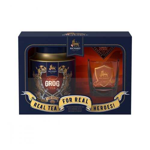 Чай Richard Royal Grog Tea Set листовой черный с добавками 120 г в МЕТРОНОМ