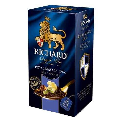 Чай Richard Royal Masala Chai черный с добавками 25 пакетиков в МЕТРОНОМ