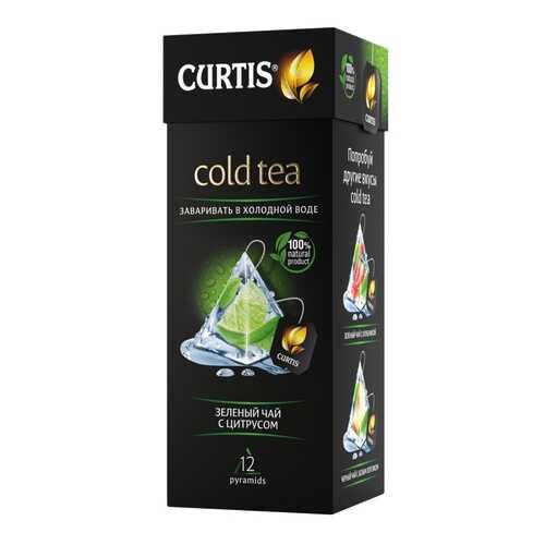 Чай Tea.ru Curtis Cold Tea. Зеленый чай с цитрусом, чёрный с добавками, 12 пирамидок в МЕТРОНОМ