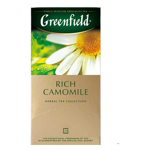 Чай травяной Greenfield Rich Camomile 25 пакетиков в МЕТРОНОМ